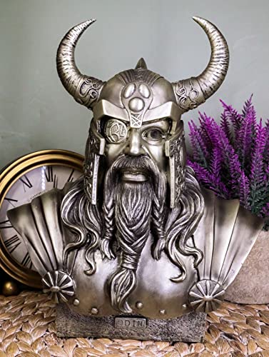 Ebros Warrior God Odin Bust Statue