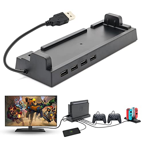 ECHZOVE USB Hub Compatible with Switch, Hub Dock Compatible with Nintendo Switch
