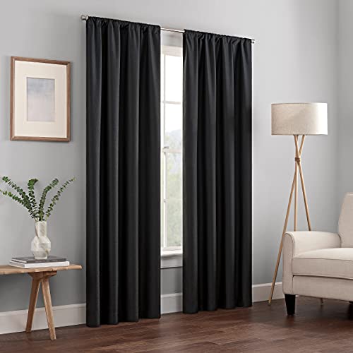 Eclipse Kendall Blackout Thermal Rod Pocket Window Curtain