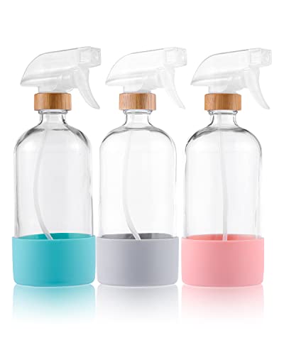 Eco-Friendly Bamboo Glass Spray Bottle Set