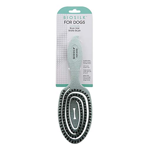 Eco-Friendly Boar Hair Bristle Brush for Dog Grooming