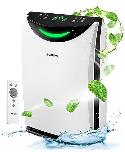 ECONIKA 4-in-1 Air Purifier and Humidifier for Large Rooms