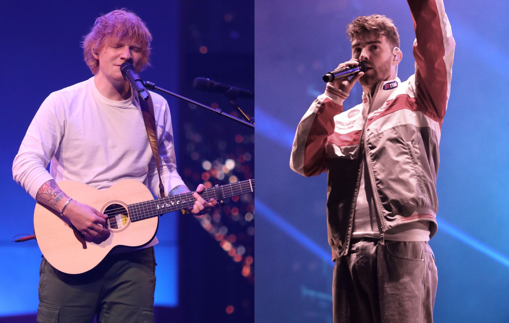 Ed Sheeran Makes Surprise Appearance At Chainsmokers’ Vegas Show