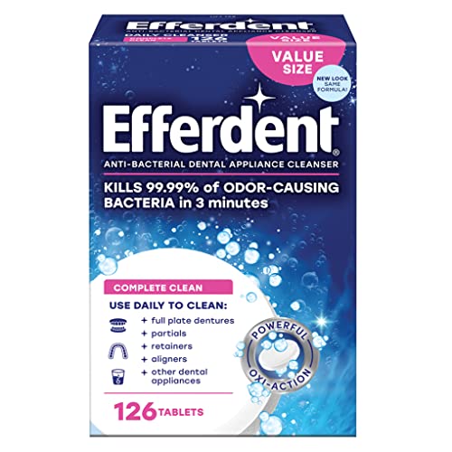 Efferdent Complete Clean Tablets, 126 Tablets