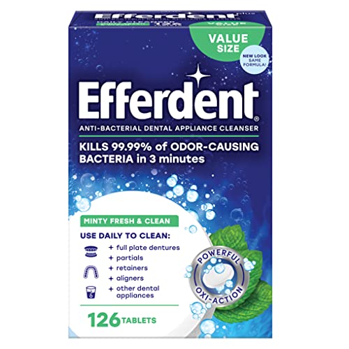 Efferdent Retainer Cleaning Tablets - Keep Your Dental Appliances Fresh and Clean