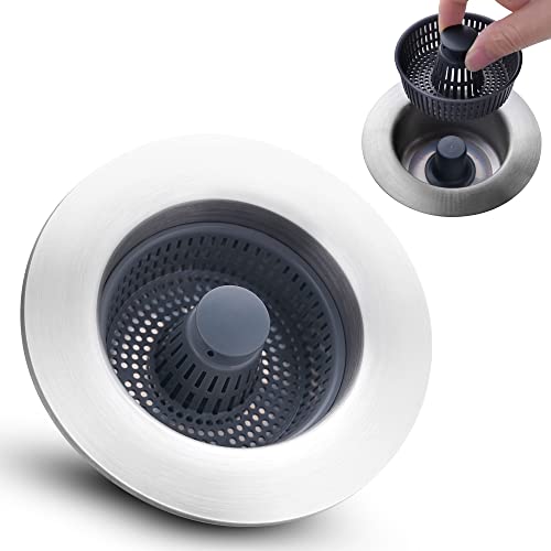 Efficient 3-in-1 Sink Strainer-Stoppers for Blockage-Free Kitchen Sink