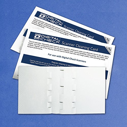 Efficient Cleaning Card for Digital Check Scanners