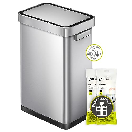 EKO Deluxe Mirage-T 50L Touchless Trash Can