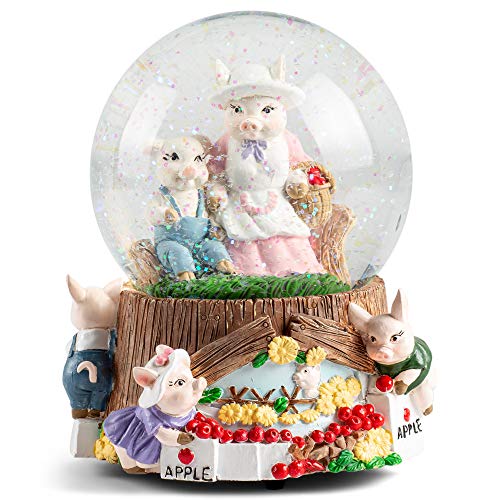 Elanze Designs Momma Pigs Water Globe