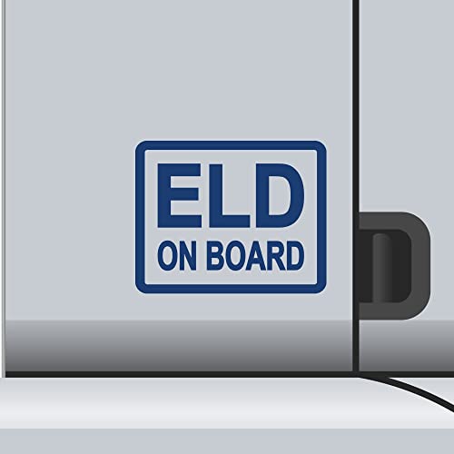ELD On Board Vinyl Decal - Electronic Logging Device Sticker