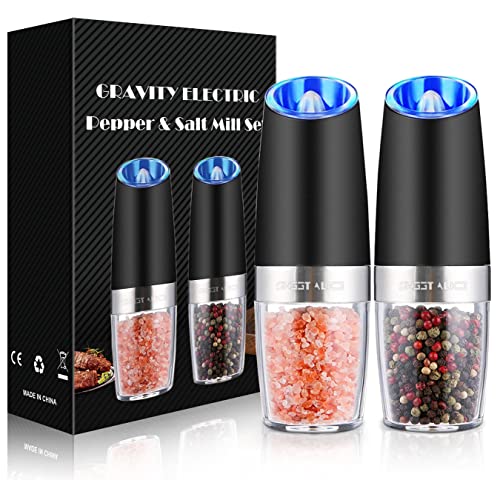 Electric Pepper and Salt Grinder Set