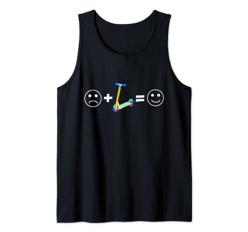 Electric Scooter Emoticon Tank Top
