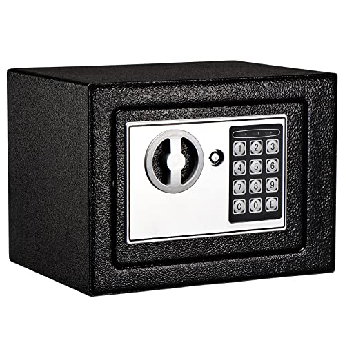 Electronic Safe Box with Keypad & Keys