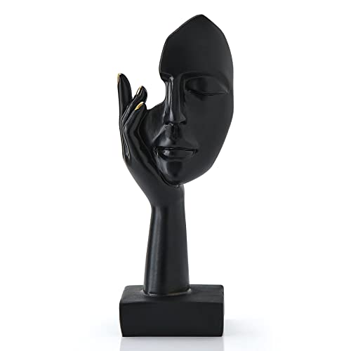 Elegant Abstract Woman Face Statue for Home Decor