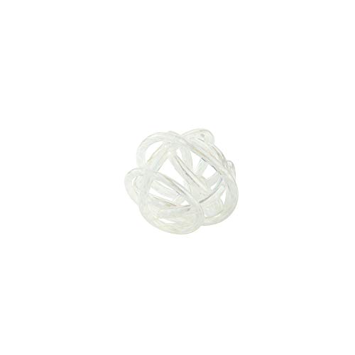 Elegant Clear Glass Decorative Knot Figurine