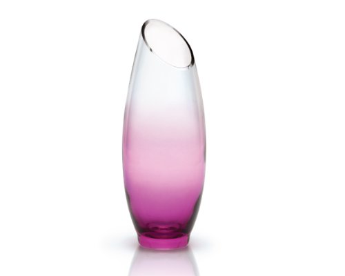 Elegant MIKASA Monochrome Vase in Fuchsia - A Perfect Home Decor Addition