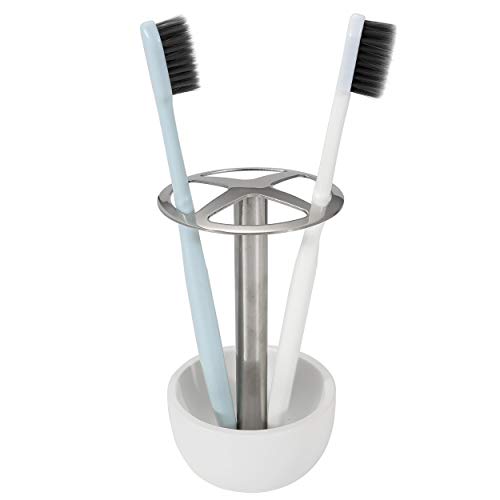Elegant Stainless Steel Toothbrush Holder Stand