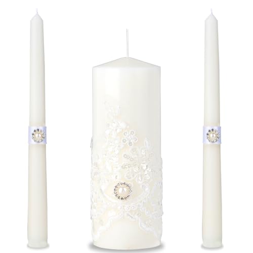 Elegant Unity Candle Set for Memorable Wedding Ceremony