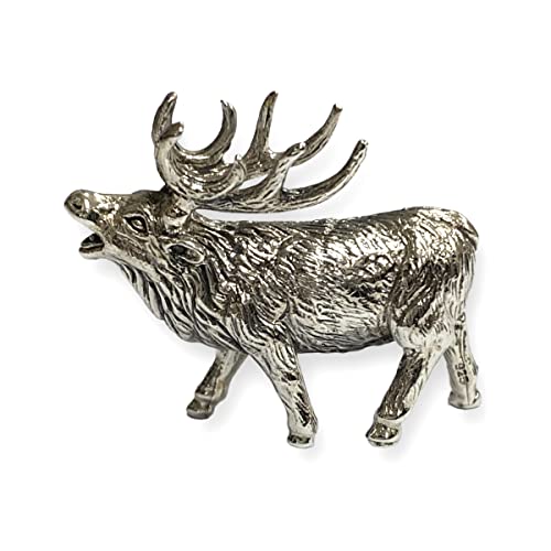 Elegant Victorian Deer/Stag Figurine in Sterling Silver