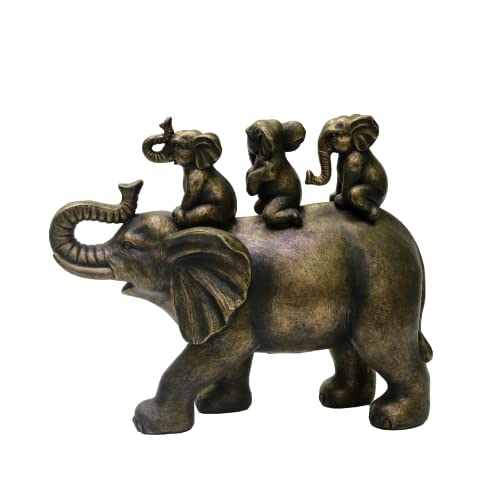 Elephant Resin Statue Figurine Home Decor