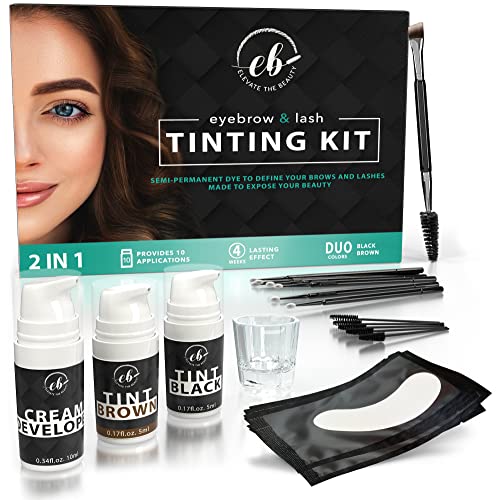Elevate The Beauty Eyebrow And Eyelash Color Kit