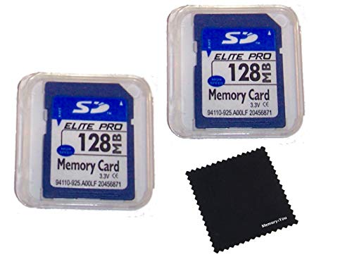 Elite Memory 2 Pack 128mb Memory Cards