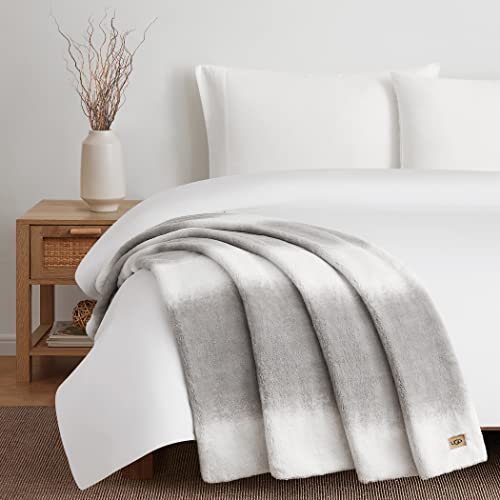 Elliora Throw Blanket - Soft Striped Ombre - 50" x 70"