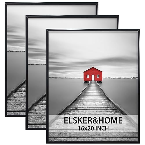 ELSKER&HOME 16x20 Picture Frames 3 Pack for Wall
