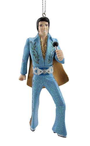 Elvis in Blue Suit Ornament