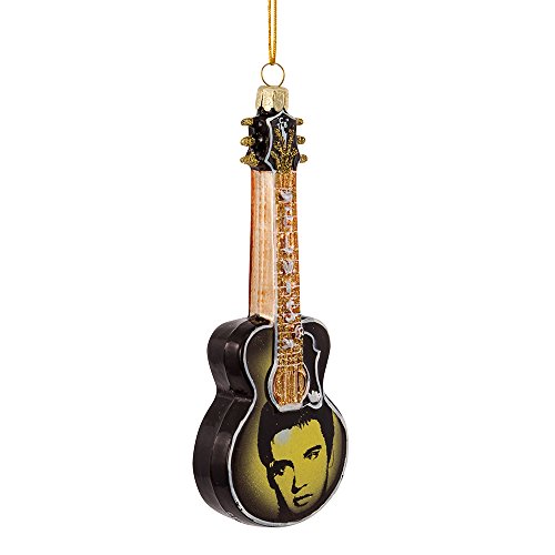 Elvis Printed Image Guitar Ornament