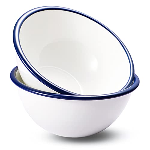 Enamel Cereal Bowls - Kitchen and Outdoor