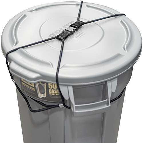 Encased Trash Can Lock for Animals/Raccoons