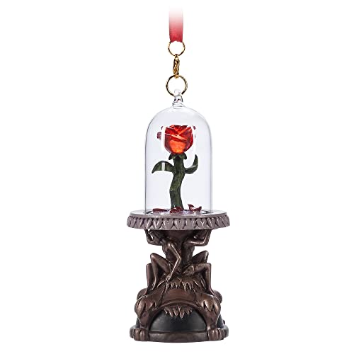 Enchanted Rose Light-Up Ornament