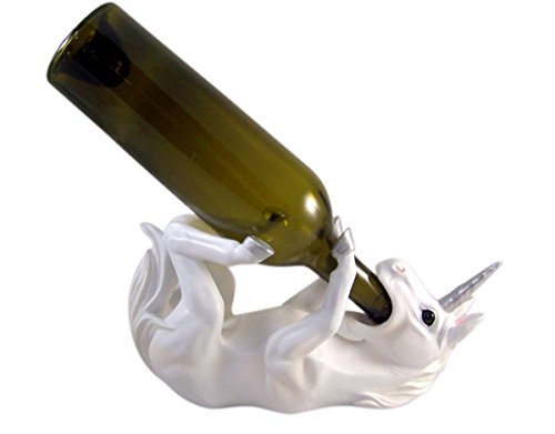 Enchanting Unicorn Wine Bottle Holder Display Rack Stand