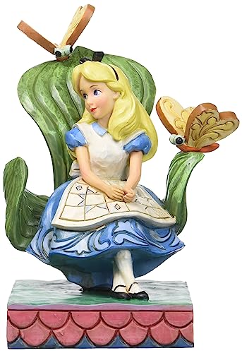 Enesco Disney Traditions by Jim Shore Alice in Wonderland Figurine, 5.43 Inch, Multicolor