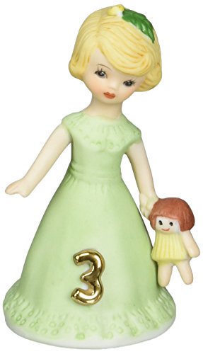 Enesco Growing Up Girls “Blonde Age 3” Porcelain Figurine