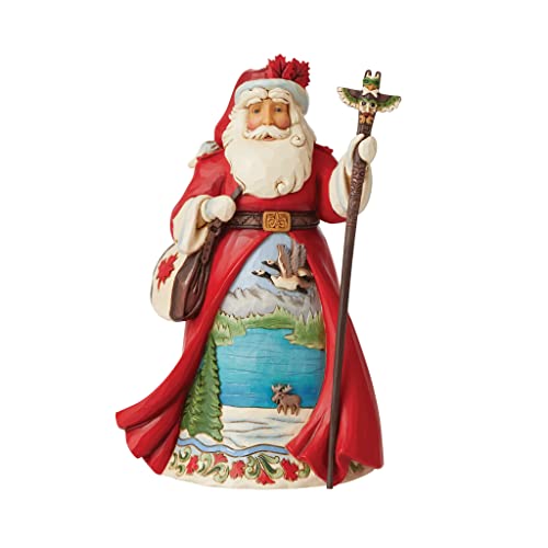 Enesco Jim Shore Canadian Santa Figurine