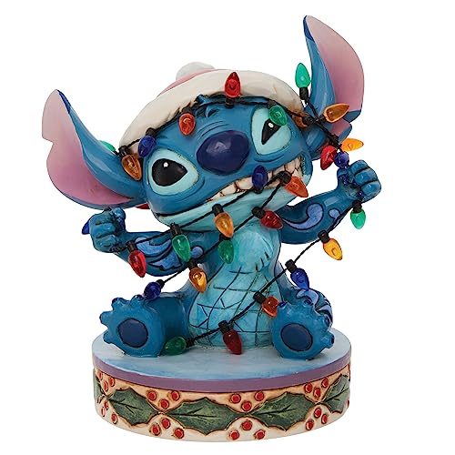 Enesco Jim Shore Disney Traditions Lilo and Stitch Christmas Figurine