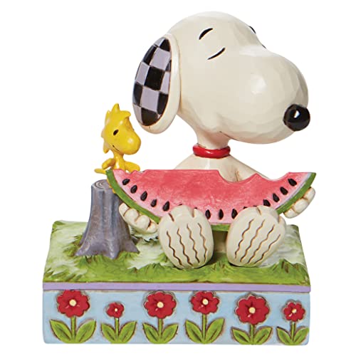 Enesco Peanuts by Jim Shore Snoopy Watermelon Figurine