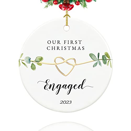 Engaged Christmas Ornament 2023