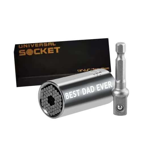 Engraved 'BEST DAD EVER' Universal Socket