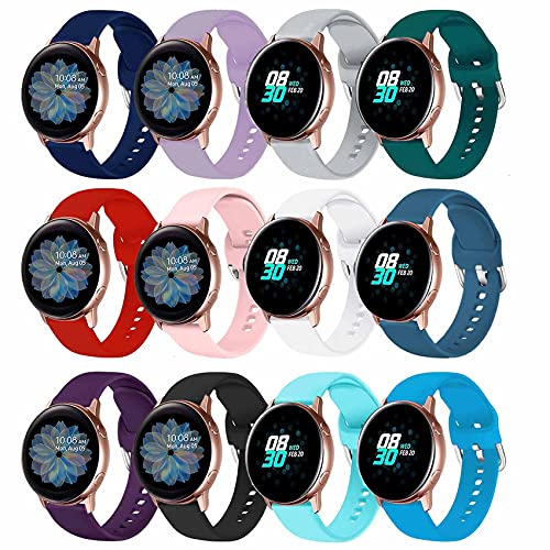 EnoYoo 12 Color Bands for Samsung Galaxy Watch