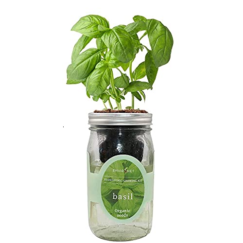 Environet Self-Watering Mason Jar Herb Garden Kit