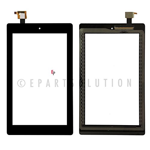 ePartSolution Touch Screen Digitizer Glass Lens for Amazon Kindle Fire 7 7th 2017 SR043KL Replacement Part