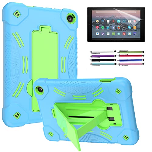 Epicgadget Case for Amazon Fire 7 Tablet - Heavy Duty Protective Hybrid Case Cover