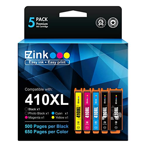 Epson 410XL Remanufactured Ink Cartridge Replacement – 5 Pack