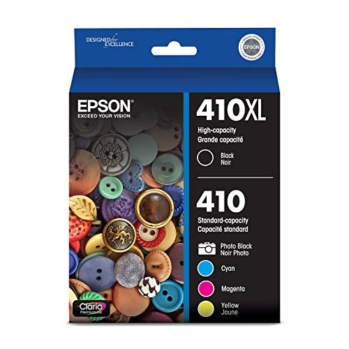 EPSON T410 Claria Premium -Ink High Capacity Black & Standard Color -Cartridge Combo Pack