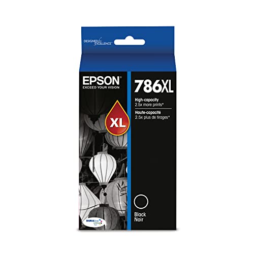 Epson T786 DURABrite Ultra Ink High Capacity Black Cartridge