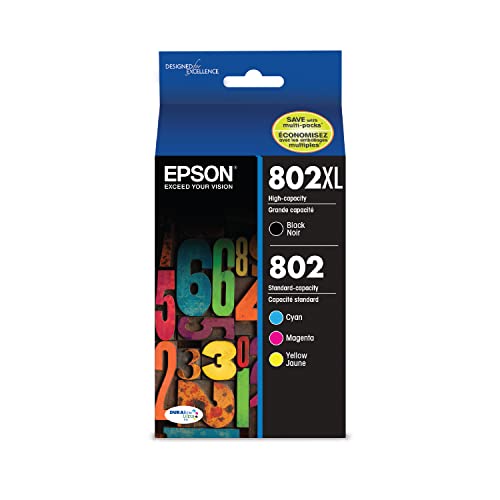 Epson T802XL-BCS DURABrite Ultra Ink Combo Pack