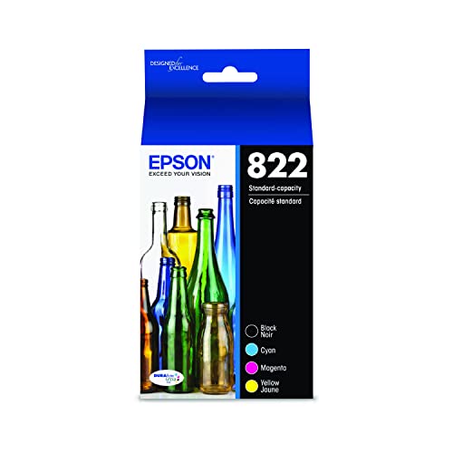 EPSON T822 DURABrite Ultra -Ink Cartridge Combo Pack